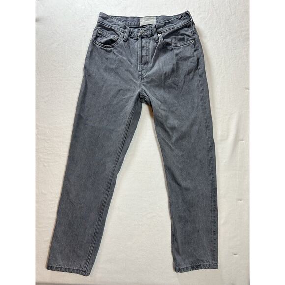 Everlane Denim - Everlane The 90's Cheeky Jean cropped gray denim Button Fly Women's Sz 26